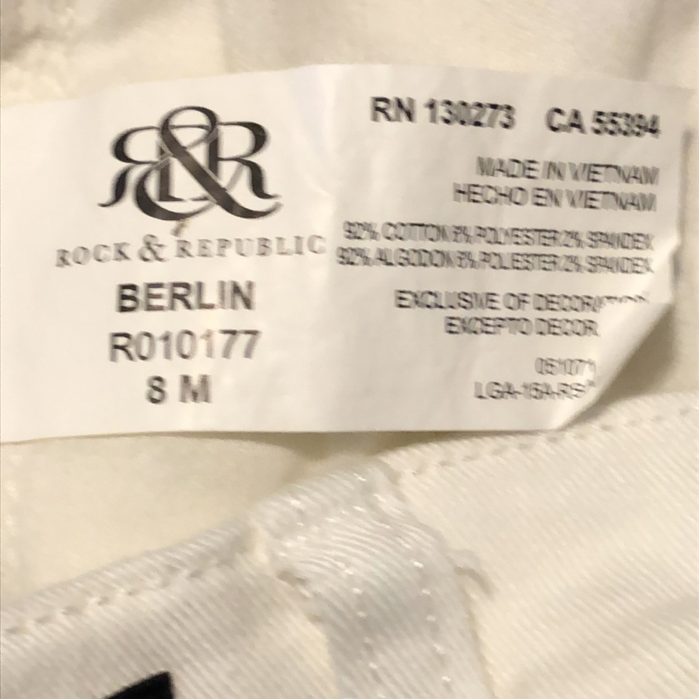 Rock & Republic white jeans - Picture 8 of 8